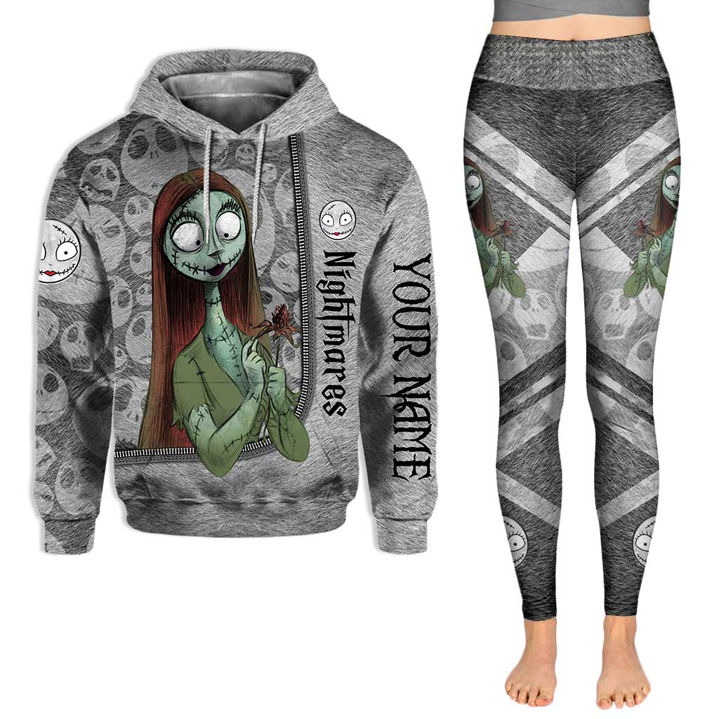 Personalized Nightmare Hoodie and Leggings Set for Halloween Gift Hoodie & Leggings GradoCreations
