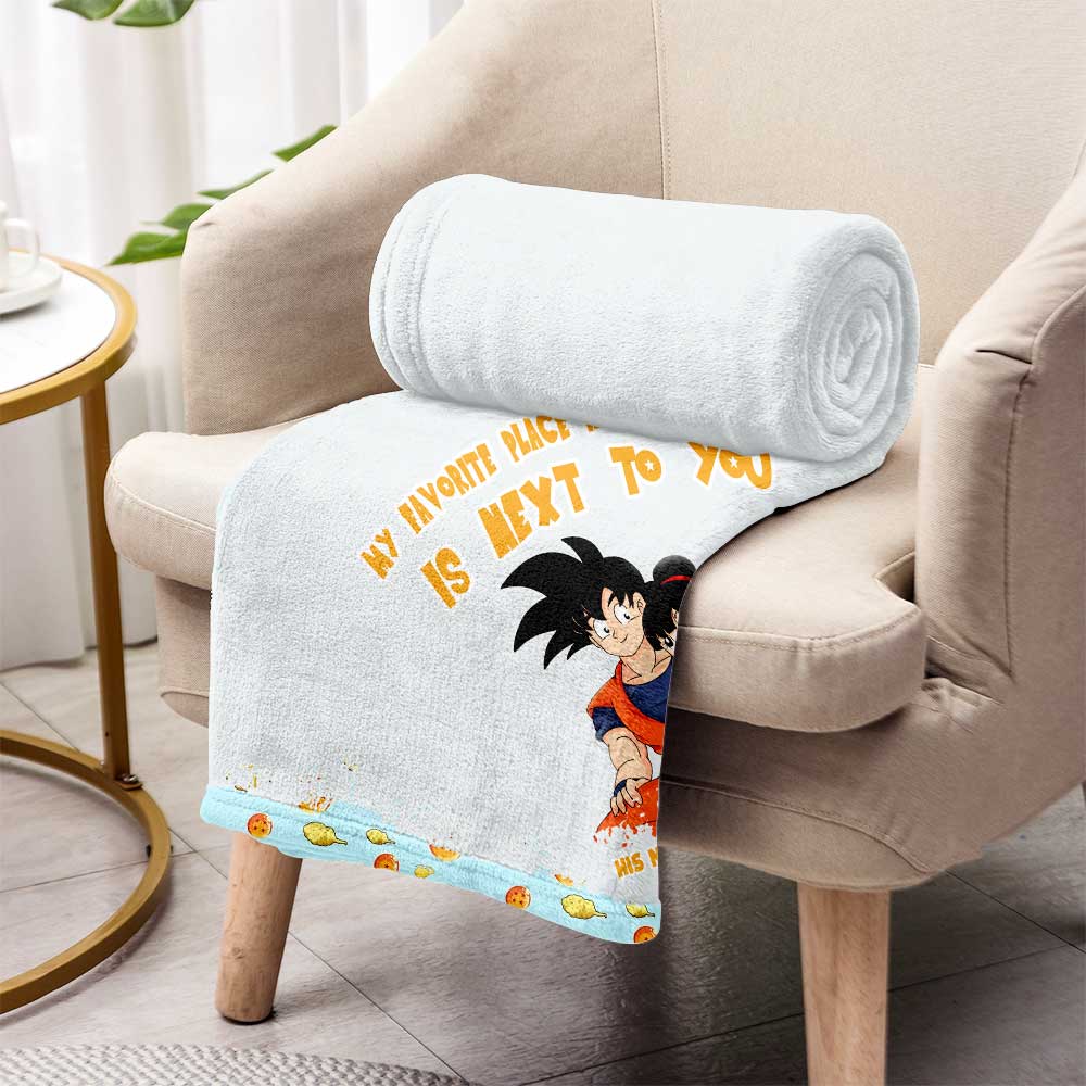 Personalized Couple Blanket Custom Text Warm Flannel Gift Blanket GradoCreations