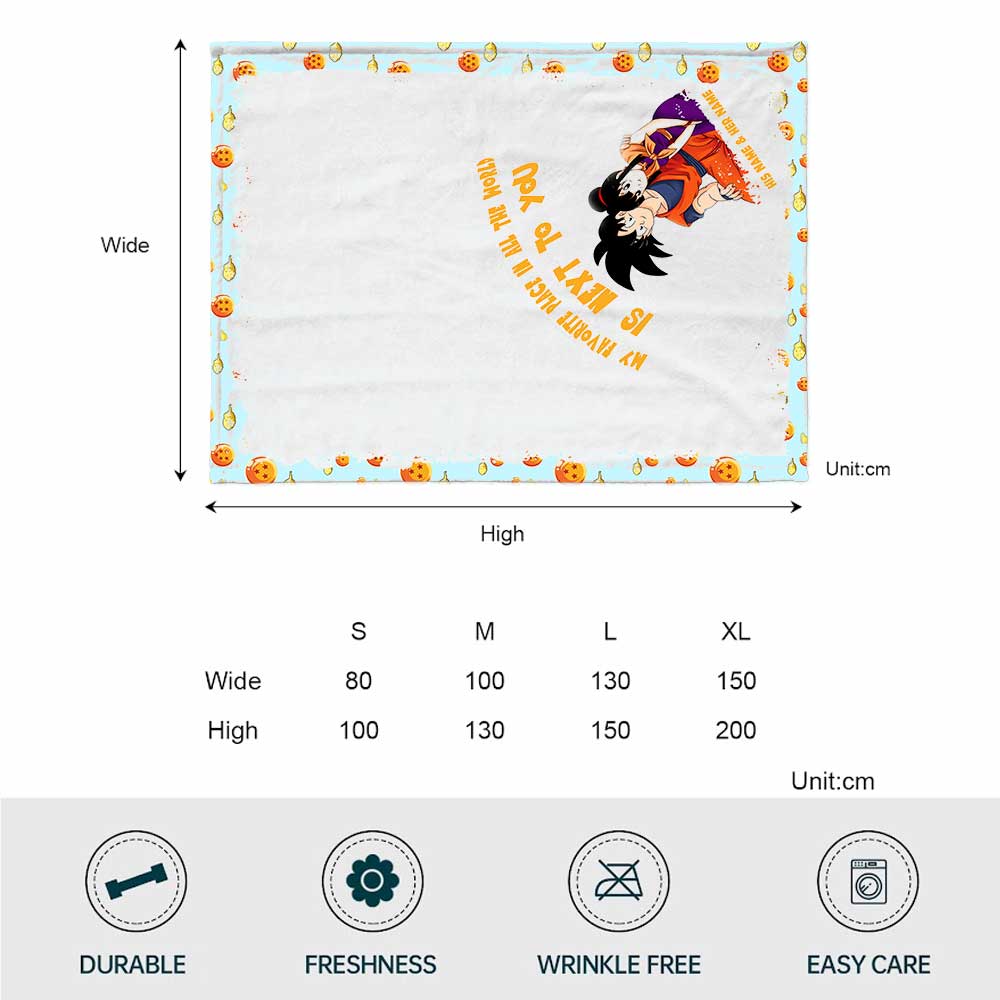 Personalized Couple Blanket Custom Text Warm Flannel Gift Blanket GradoCreations
