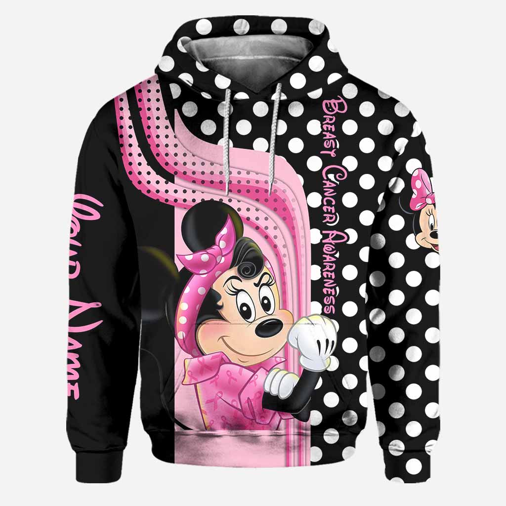 Personalized Breast Cancer Awareness Hoodie & Leggings Set for Women Hoodie & Leggings GradoCreations