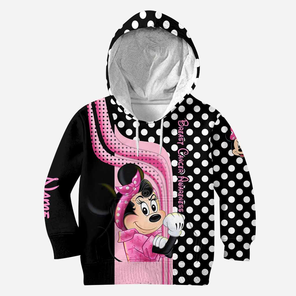 Personalized Breast Cancer Awareness Hoodie & Leggings Set for Women Hoodie & Leggings GradoCreations