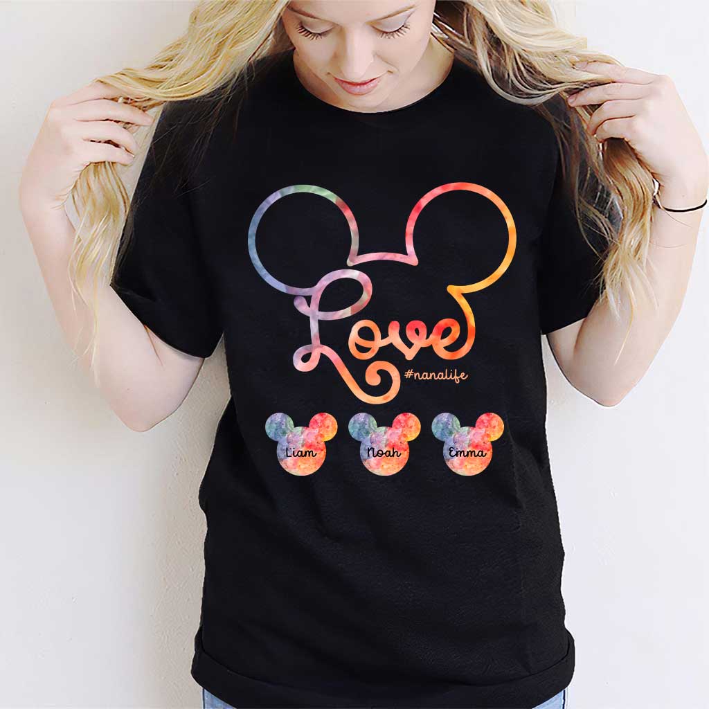Personalized Grandma T-shirt and Hoodie with Love Design T-shirt & Hoodie GradoCreations