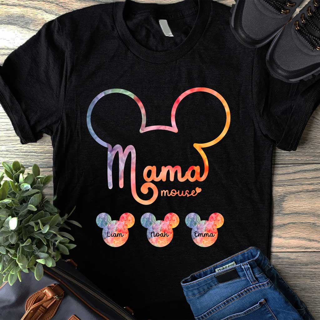 Personalized Mama Mouse T-shirt & Hoodie Gift for Mom T-shirt & Hoodie GradoCreations