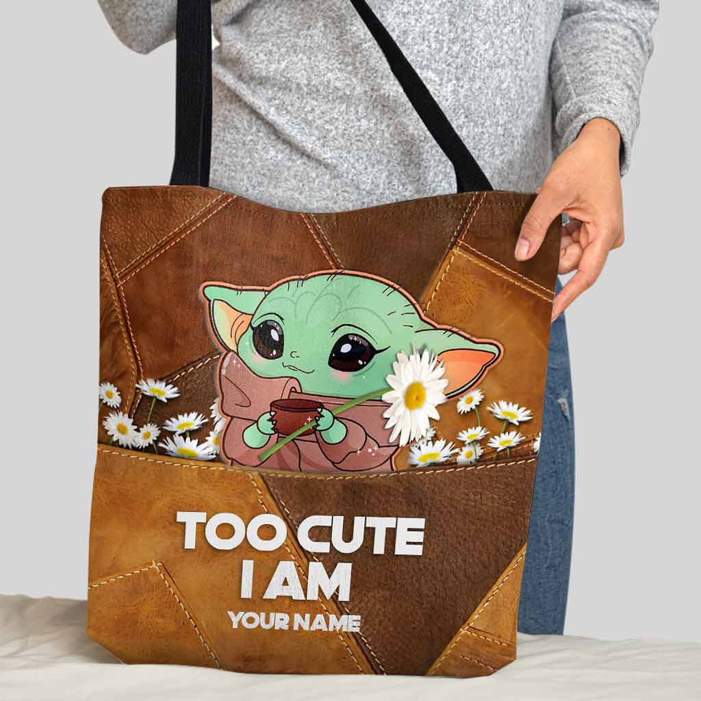 Personalized Cute Character Tote Bag Custom Name Gift Tote Bag GradoCreations