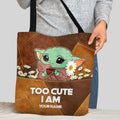 Personalized Cute Character Tote Bag Custom Name Gift Tote Bag GradoCreations