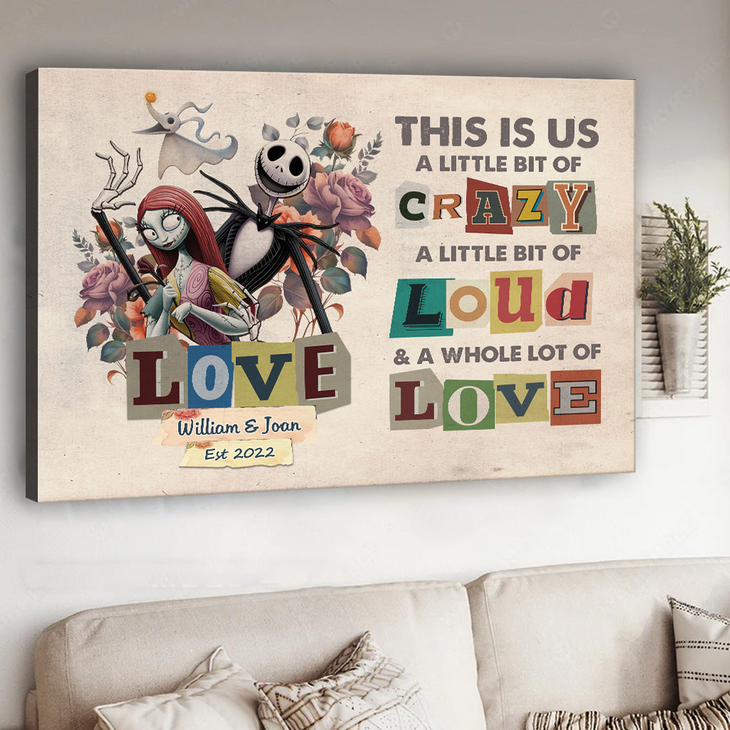 Personalized Canvas Print This Is Us Custom Couple Gift Canvas and Poster GradoCreations