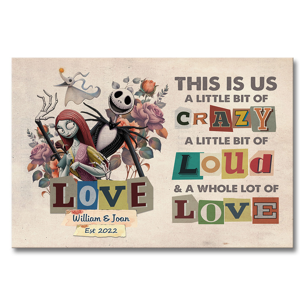 Personalized Canvas Print This Is Us Custom Couple Gift Canvas and Poster GradoCreations