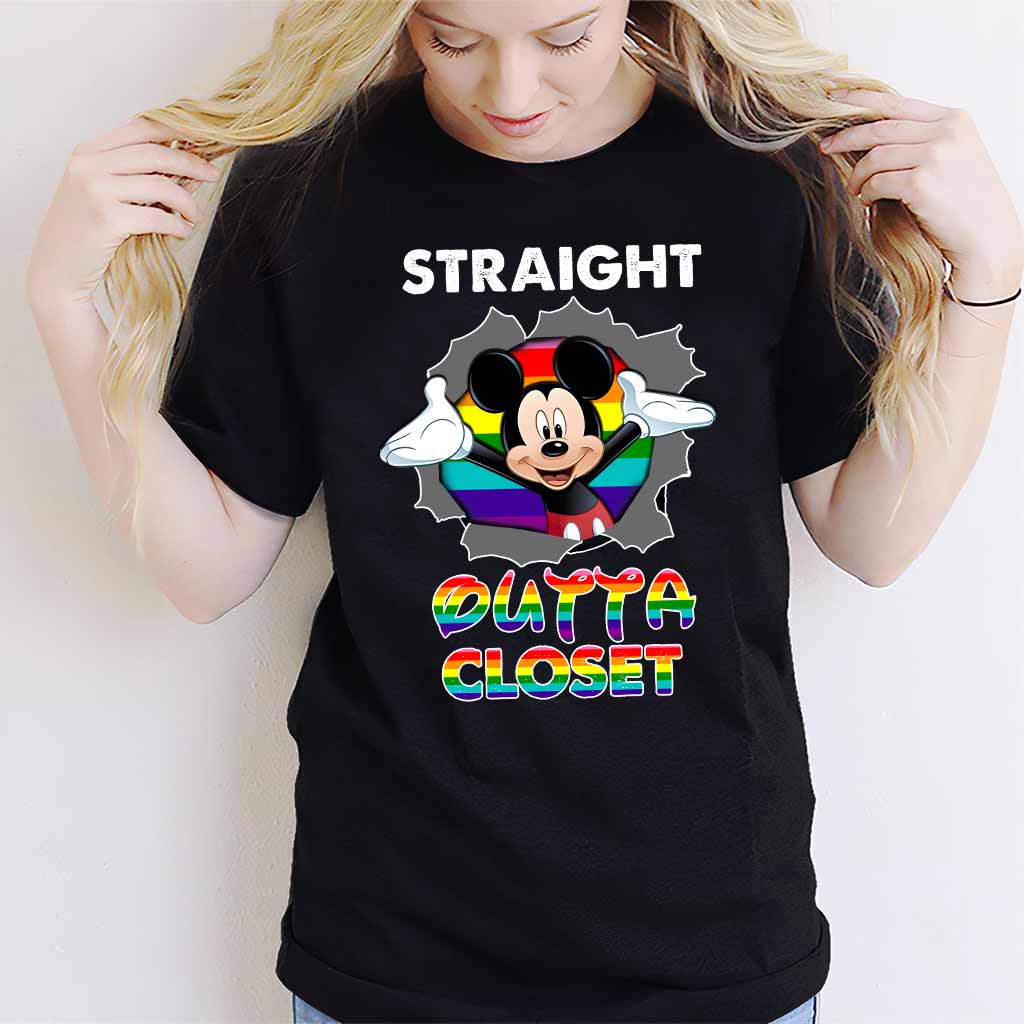 Personalized LGBT Support Kid Shirt Straight Outta Closet Kid Shirt GradoCreations