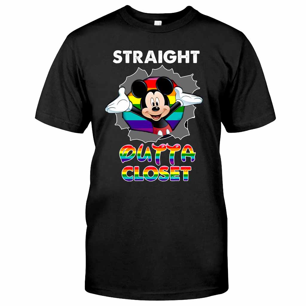 Personalized LGBT Support Kid Shirt Straight Outta Closet Kid Shirt GradoCreations