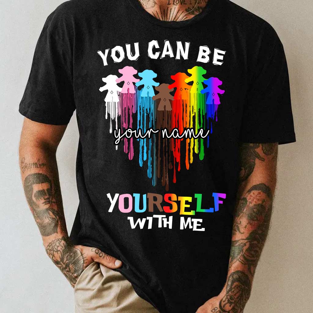 Personalized LGBT Support T-Shirt & Hoodie Custom Name Gift T-shirt & Hoodie GradoCreations