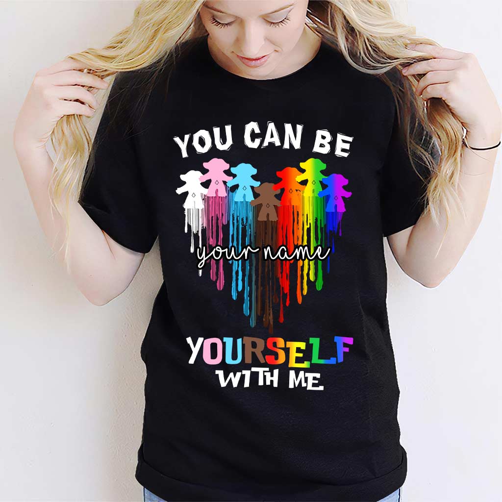 Personalized LGBT Support T-Shirt & Hoodie Custom Name Gift T-shirt & Hoodie GradoCreations