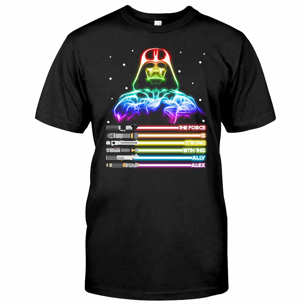 Personalized LGBT Support T-Shirt & Hoodie with Custom Name T-shirt & Hoodie GradoCreations
