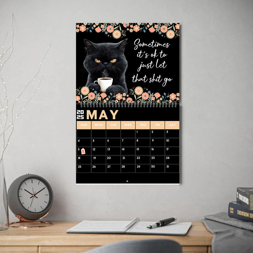 Personalized Funny Affirmation Wall Calendar Custom Name Gift for Colleague Wall Calendar & Desk Calendar GradoCreations