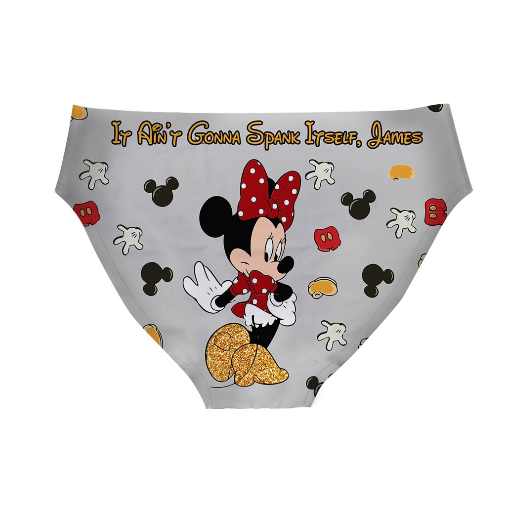 Personalized Women's Briefs Cute Mouse Design Gift for Her Women Briefs GradoCreations