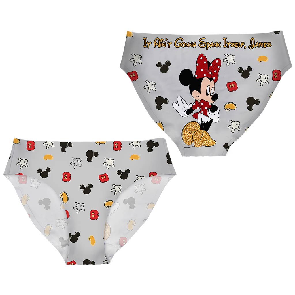 Personalized Women's Briefs Cute Mouse Design Gift for Her Women Briefs GradoCreations
