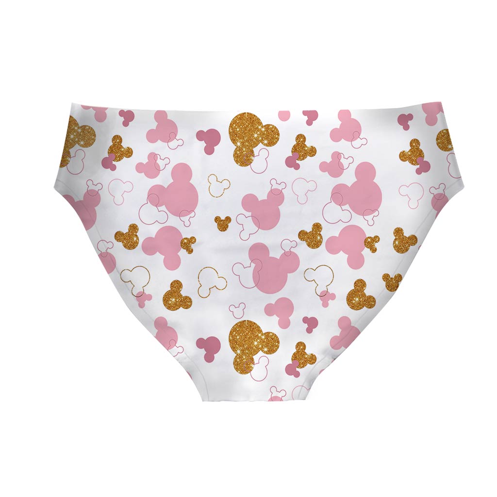 Personalized Women's Briefs with Cartoon Design Custom Name Gift for Her Women Briefs GradoCreations