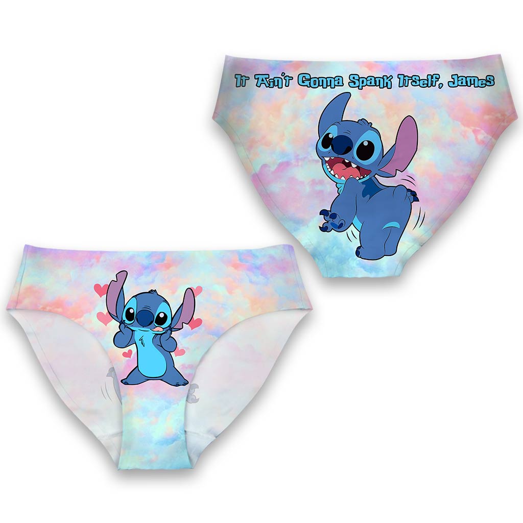 Personalized Women's Briefs with Cute Stitch Design for Birthdays and Anniversaries Women Briefs GradoCreations