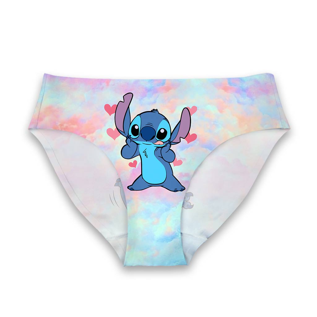 Personalized Women's Briefs with Cute Stitch Design for Birthdays and Anniversaries Women Briefs GradoCreations