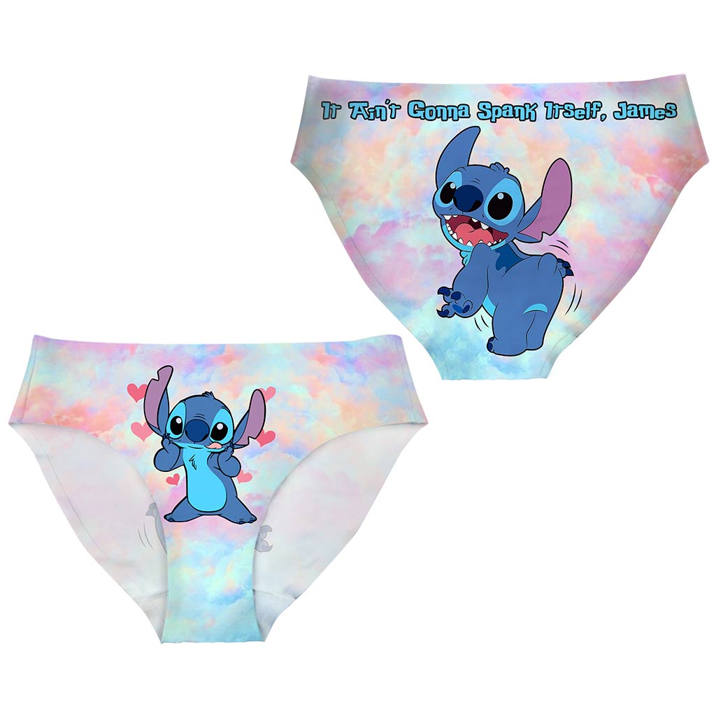 Personalized Women's Briefs with Cute Stitch Design for Birthdays and Anniversaries Women Briefs GradoCreations