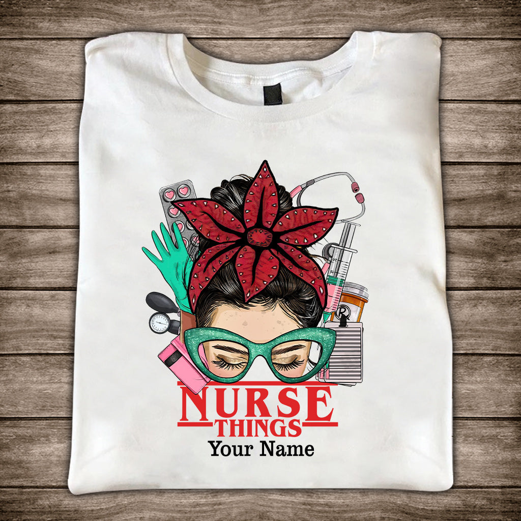 Personalized Nurse Things T-shirt & Hoodie Custom Name Gift T-shirt & Hoodie GradoCreations