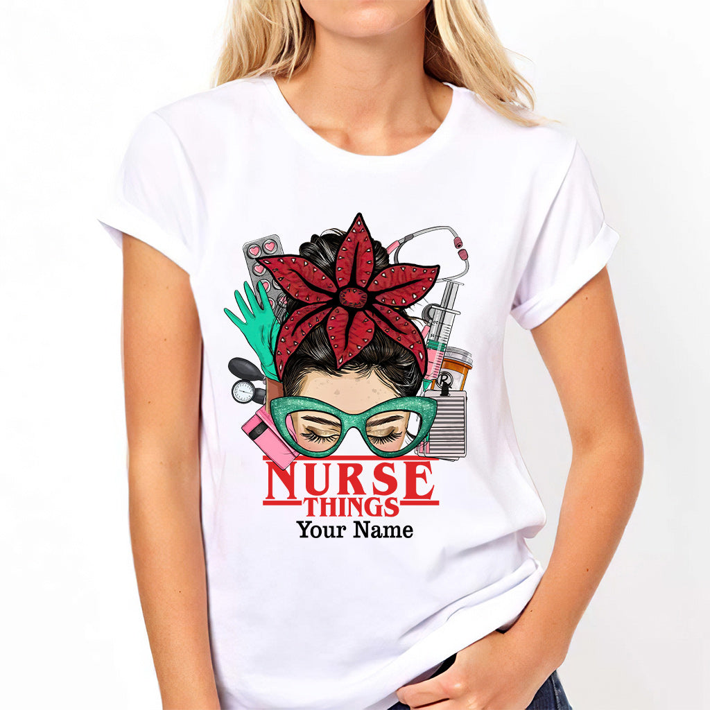 Personalized Nurse Things T-shirt & Hoodie Custom Name Gift T-shirt & Hoodie GradoCreations