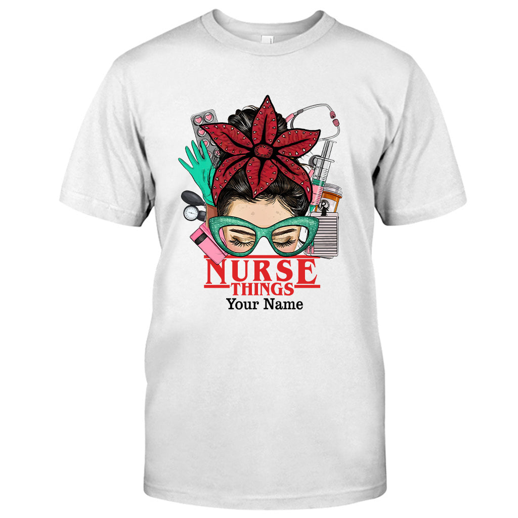 Personalized Nurse Things T-shirt & Hoodie Custom Name Gift T-shirt & Hoodie GradoCreations