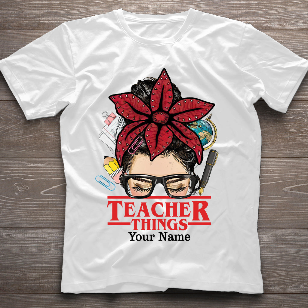 Personalized Teacher Things T-shirt & Hoodie Custom Name Gift T-shirt & Hoodie GradoCreations