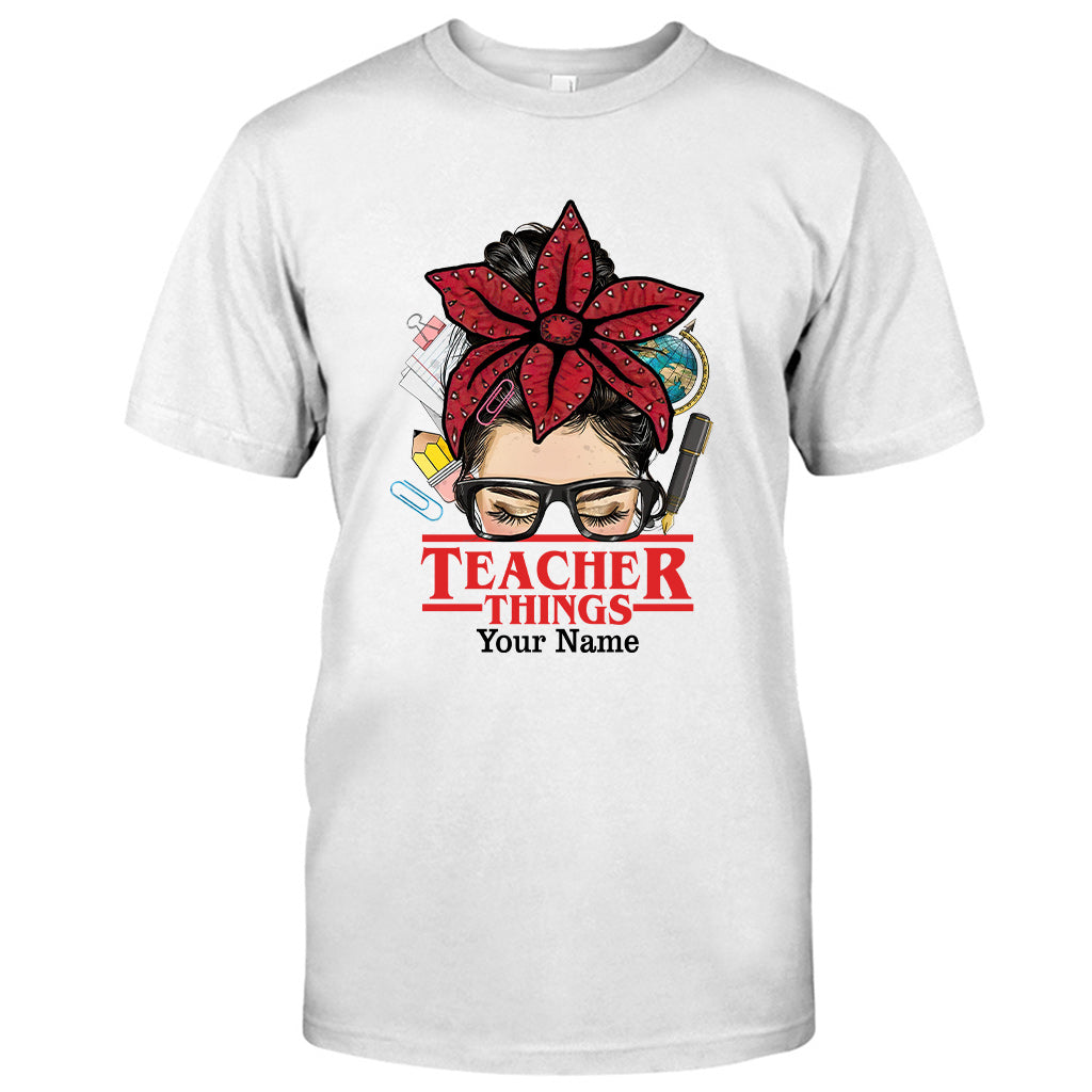 Personalized Teacher Things T-shirt & Hoodie Custom Name Gift T-shirt & Hoodie GradoCreations