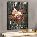 Personalized Couples Canvas Print Custom Names Love Art Canvas and Poster GradoCreations