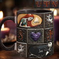 Personalized Nightmare Before Christmas Accent Mug Custom Name Gift Accent Mug GradoCreations