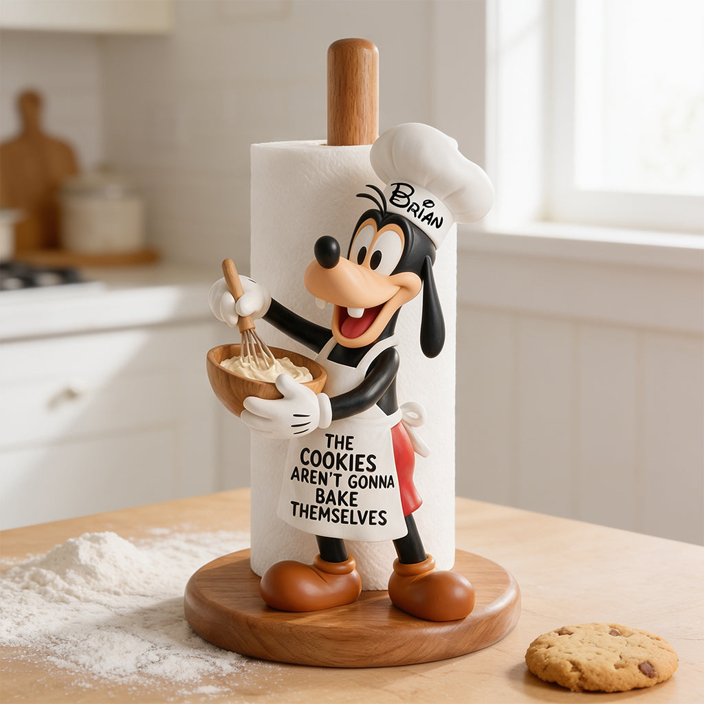 Personalized Mickey Mouse Paper Towel Stand Custom Name Gift for Mom Paper Towel Stand GradoCreations