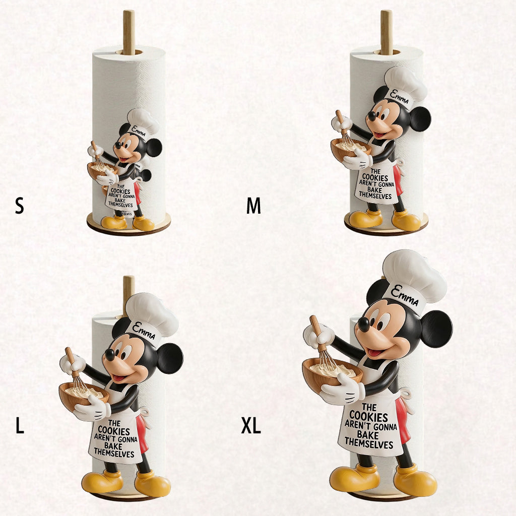 Personalized Mickey Mouse Paper Towel Stand Custom Name Gift for Mom Paper Towel Stand GradoCreations