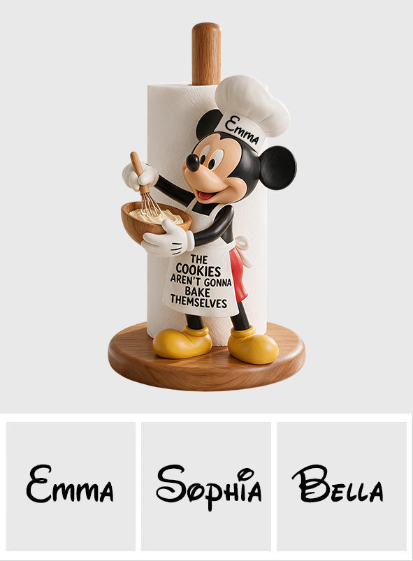 Personalized Mickey Mouse Paper Towel Stand Custom Name Gift for Mom Paper Towel Stand GradoCreations