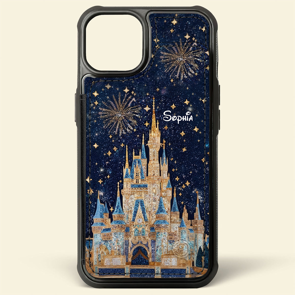 Personalized Magical Castle Wallet Phone Case Custom Name Gift Fully Printed Wallet Phone Case GradoCreations
