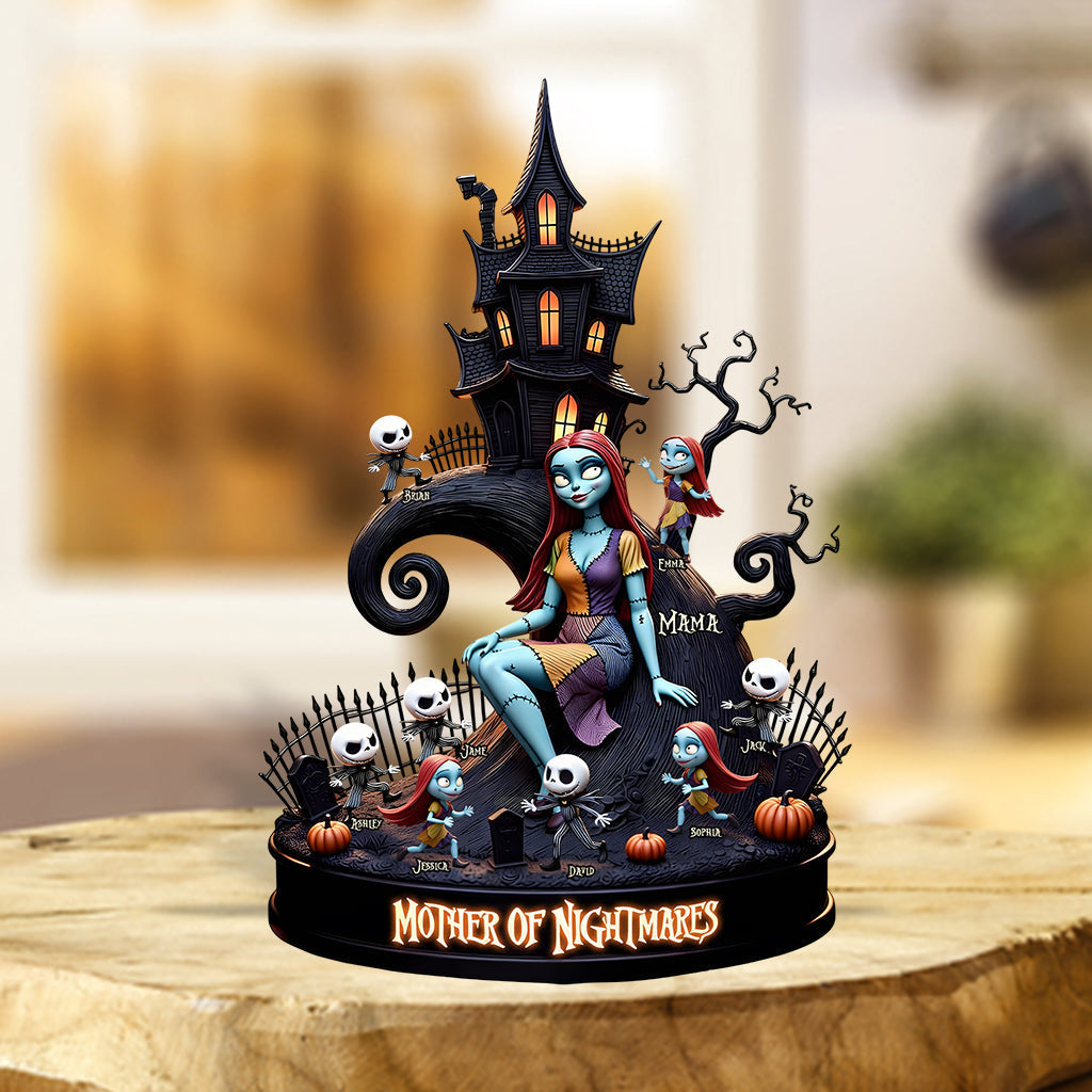 Personalized Mother Of Nightmares Custom Acrylic Plaque Gift Custom Shaped Acrylic Plaque GradoCreations