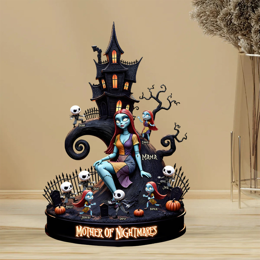 Personalized Mother Of Nightmares Custom Acrylic Plaque Gift Custom Shaped Acrylic Plaque GradoCreations