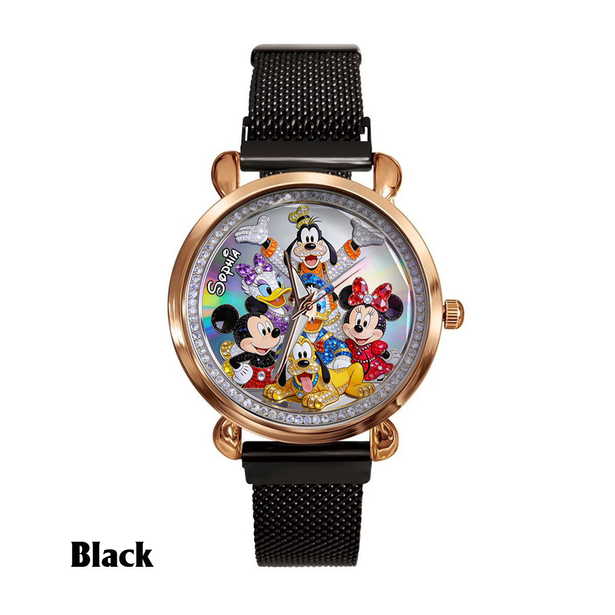 Personalized Disney Friends Women Hand Watch Custom Name Gift Women Hand Watch GradoCreations