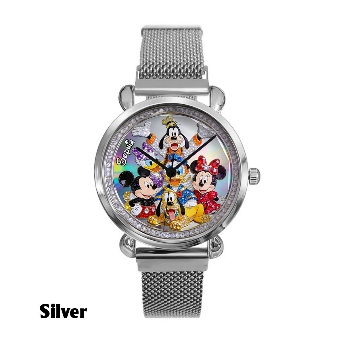 Personalized Disney Friends Women Hand Watch Custom Name Gift Women Hand Watch GradoCreations