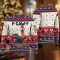 Personalized Chicken Ugly Sweater Funny Gift for Christmas Ugly Sweater GradoCreations