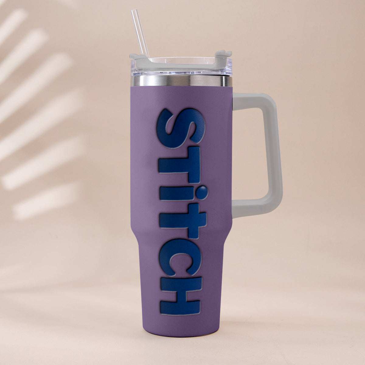 Personalized Ohana Tumbler with Charms - Custom Drinkware Gift Tumbler With Handle GradoCreations