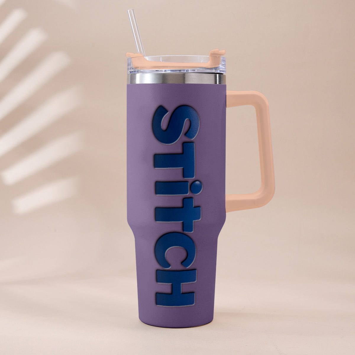 Personalized Ohana Tumbler with Charms - Custom Drinkware Gift Tumbler With Handle GradoCreations