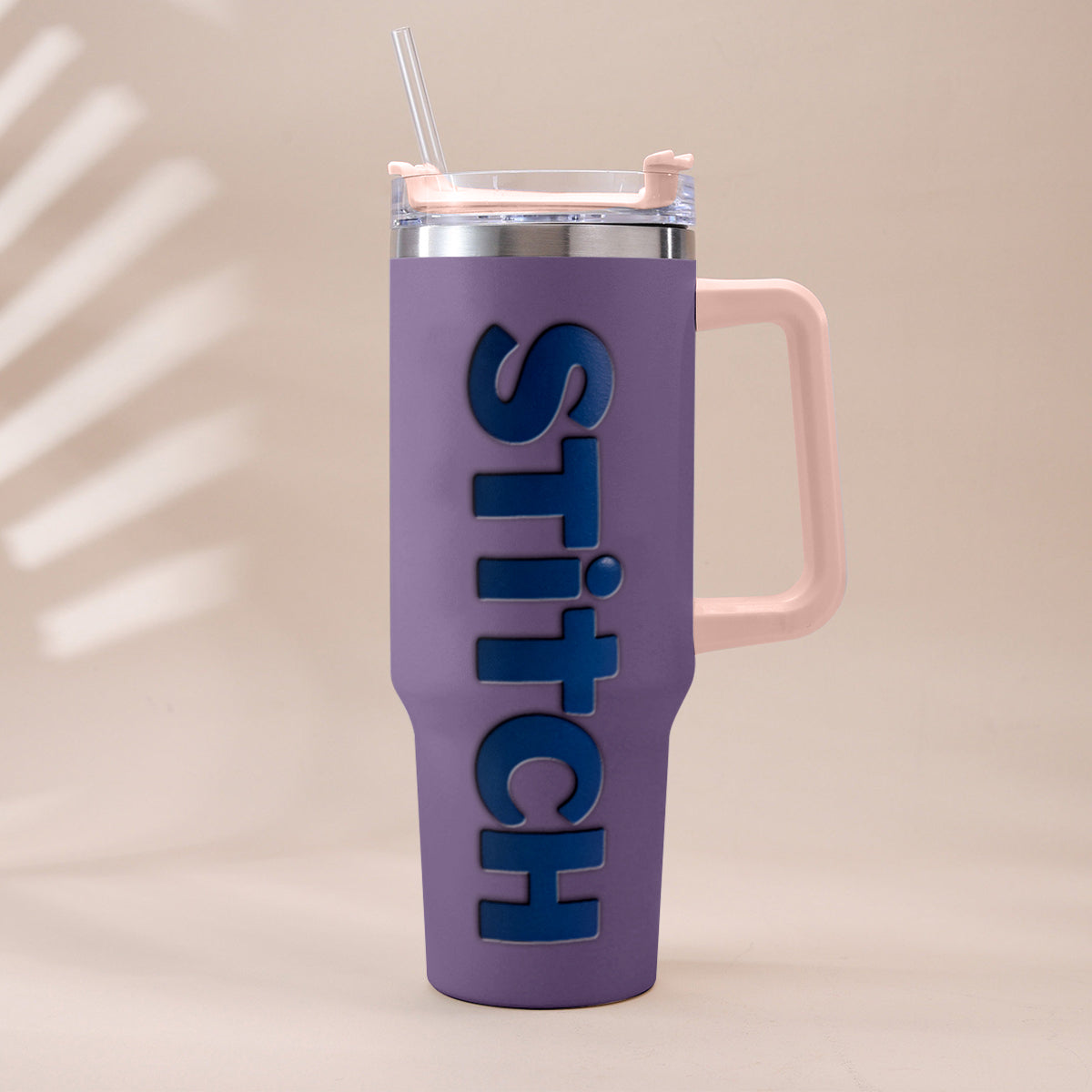 Personalized Ohana Tumbler with Charms - Custom Drinkware Gift Tumbler With Handle GradoCreations