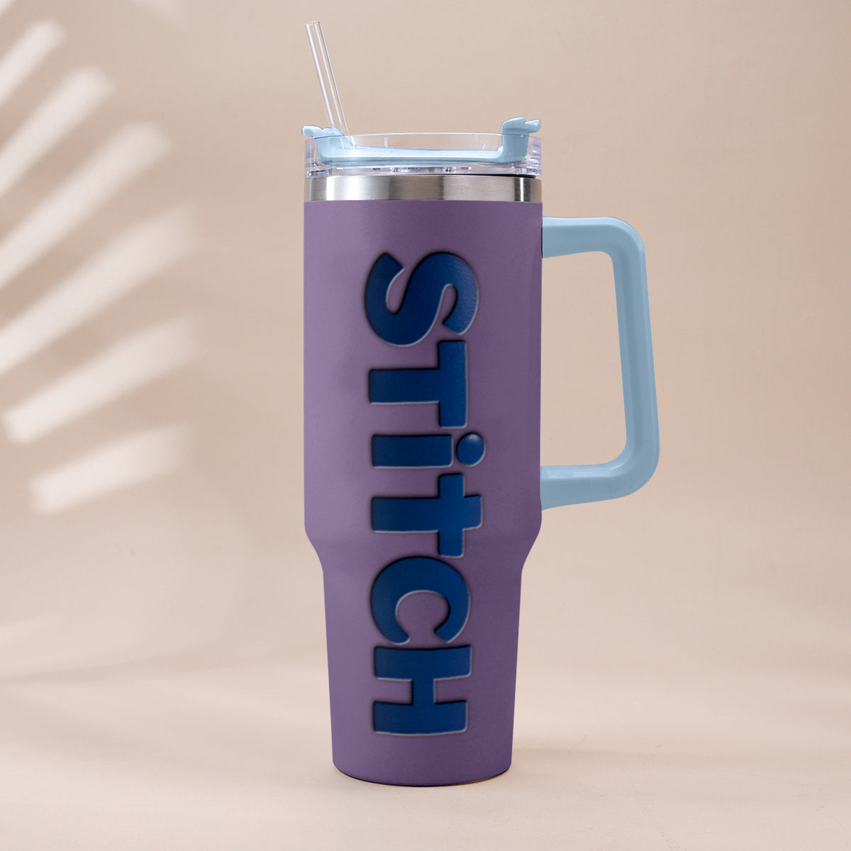 Personalized Ohana Tumbler with Charms - Custom Drinkware Gift Tumbler With Handle GradoCreations