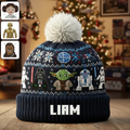 Personalized 3D Star Wars Beanie Hat Custom Name Gift for Kids Beanie Hat GradoCreations