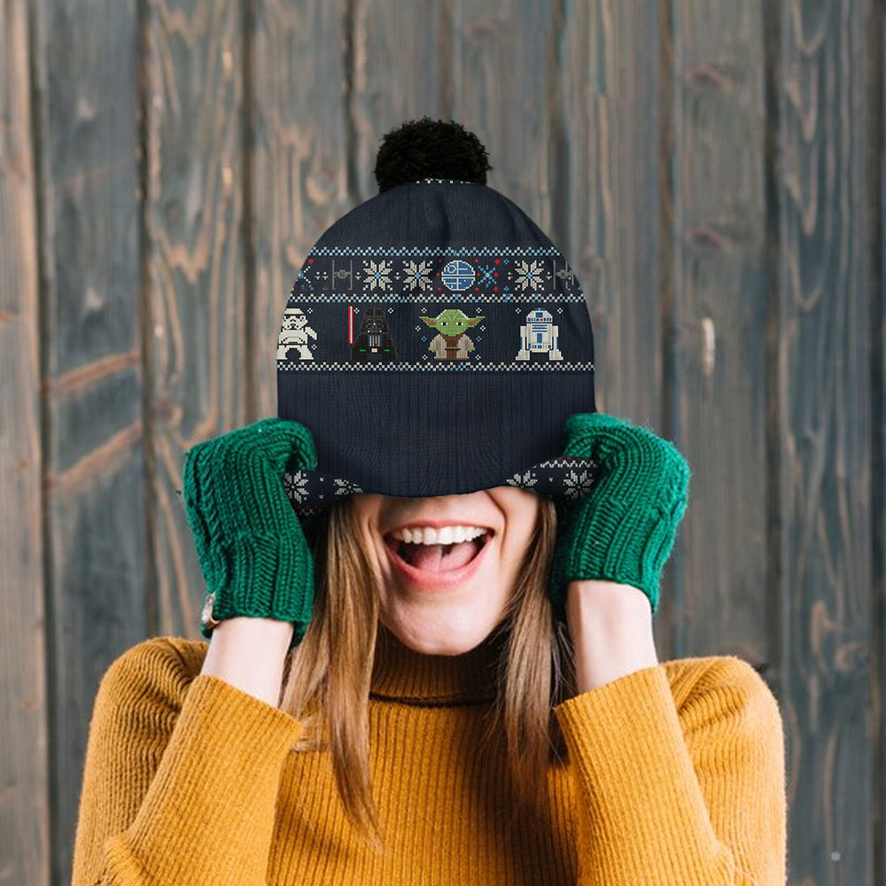 Personalized 3D Star Wars Beanie Hat Custom Name Gift for Kids Beanie Hat GradoCreations