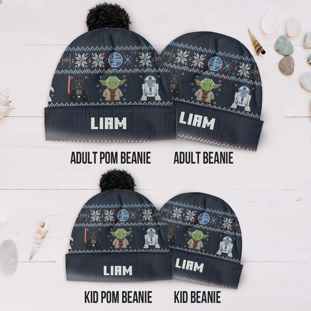 Personalized 3D Star Wars Beanie Hat Custom Name Gift for Kids Beanie Hat GradoCreations