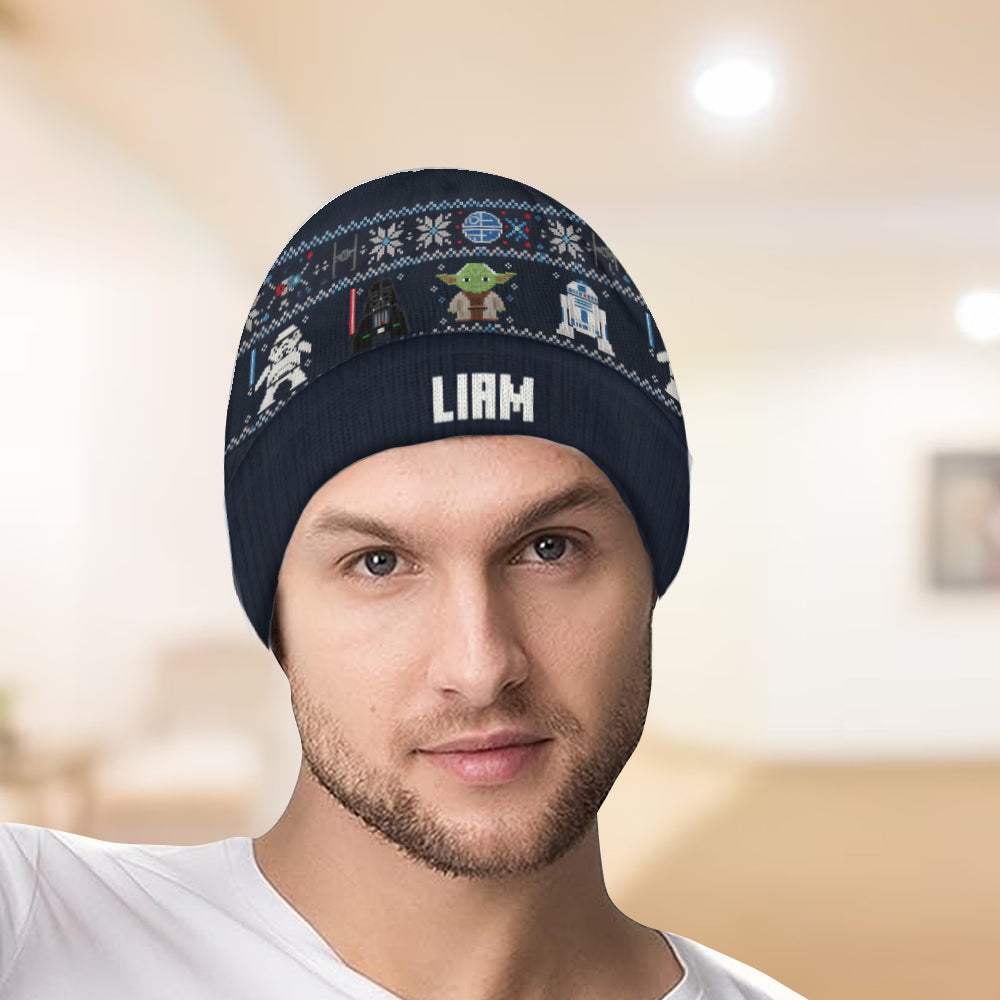 Personalized 3D Star Wars Beanie Hat Custom Name Gift for Kids Beanie Hat GradoCreations