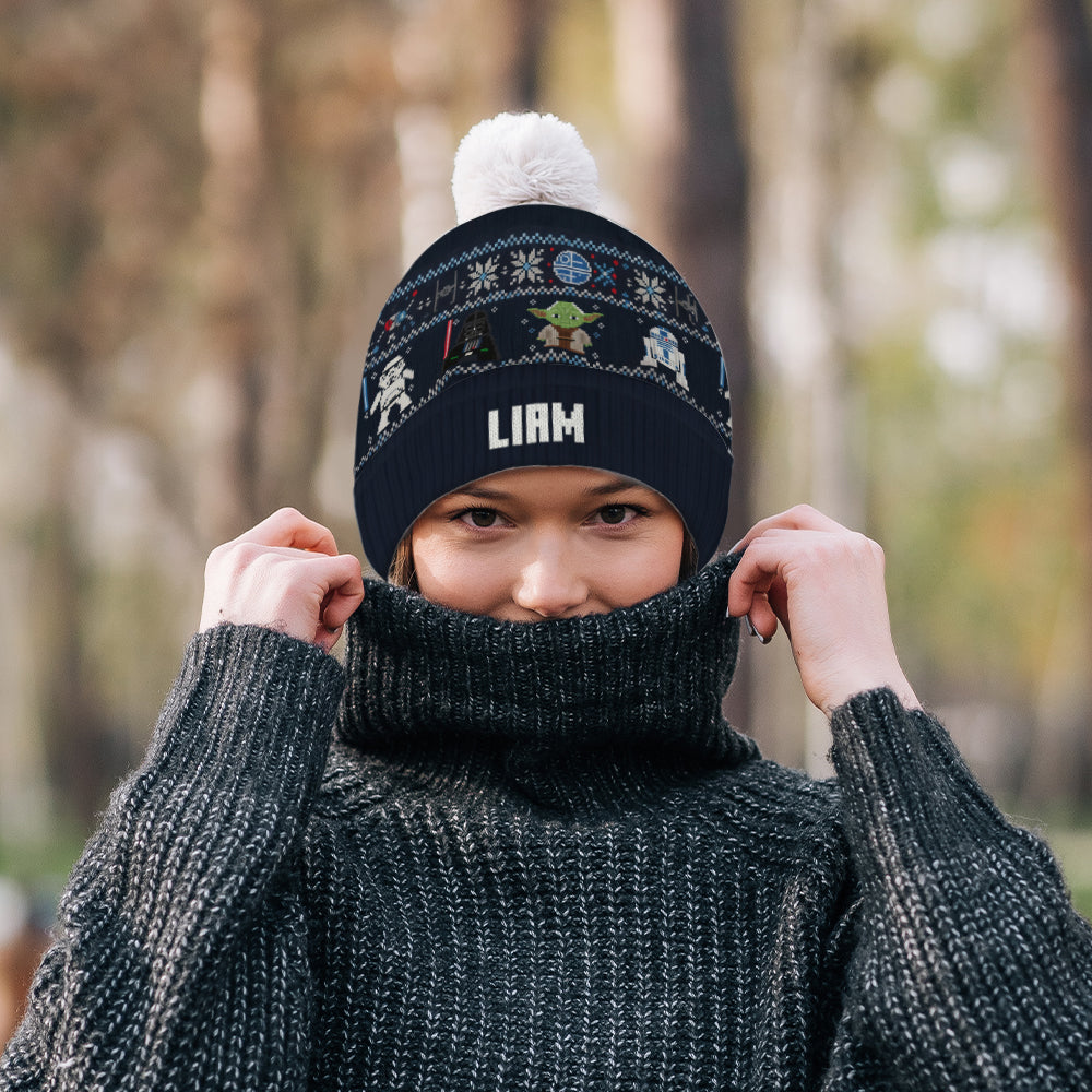 Personalized 3D Star Wars Beanie Hat Custom Name Gift for Kids Beanie Hat GradoCreations