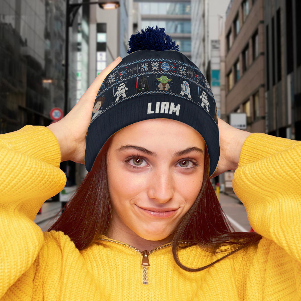 Personalized 3D Star Wars Beanie Hat Custom Name Gift for Kids Beanie Hat GradoCreations