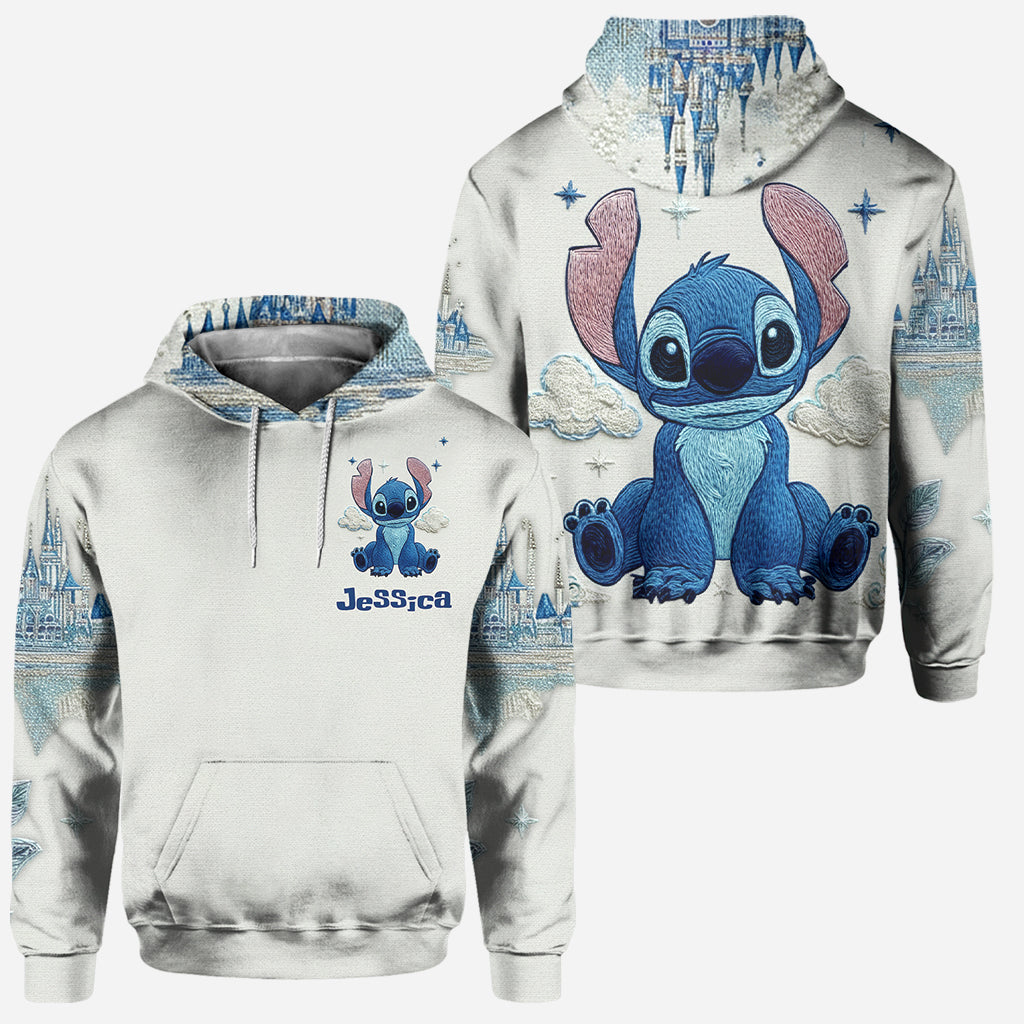 Personalized Stitch Hoodie and Leggings Set Custom Name Gift Hoodie & Leggings GradoCreations